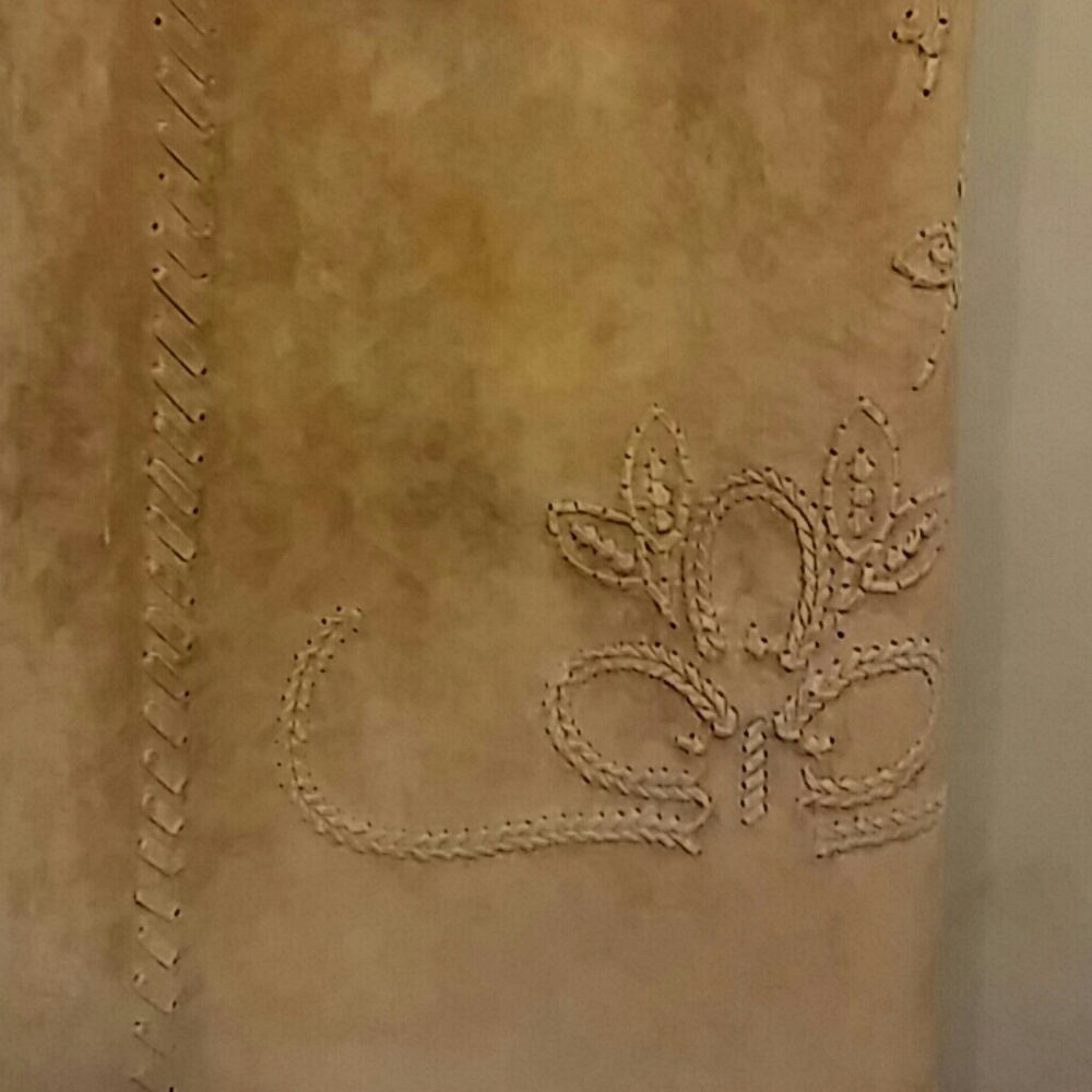 Boho Chic Margaret Godfrey Suede Skirt
